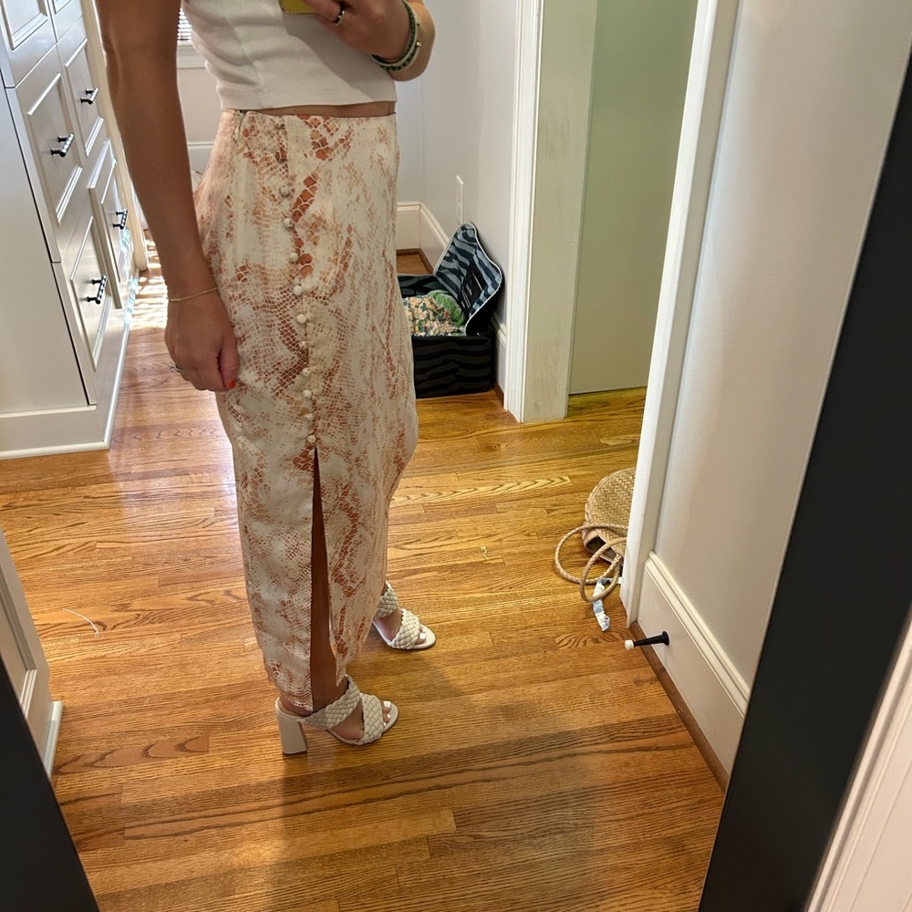 cupcakes & cashmere silk skirt